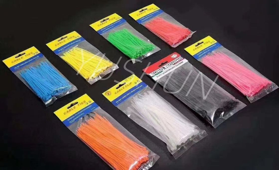 耐久性のある自己ロックナイロンケーブル プラスチックネクタイ - OEM - 白色または黒色で入手可能