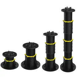 屋外の床張りのDeckingのための45mm-80mmのプラスチック調節可能な台の陶磁器サポート