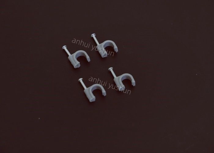 高耐久性プラスチックケーブルクリップ 4mm - 25mm 室内・室外ケーブル管理用