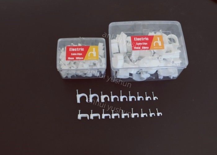 機能とメリットを持つ室内/屋外使用のためのプラスチックケーブルクリップを簡単にインストールする