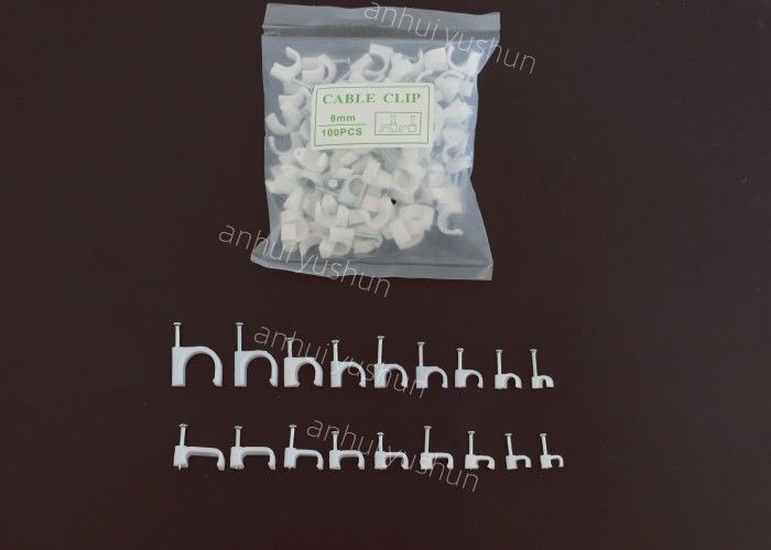 機能とメリットを持つ室内/屋外使用のためのプラスチックケーブルクリップを簡単にインストールする