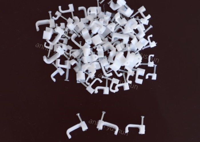 高い伸縮性の円のPEのプラスチック同軸ケーブルは6mmの白い色を釘付けする