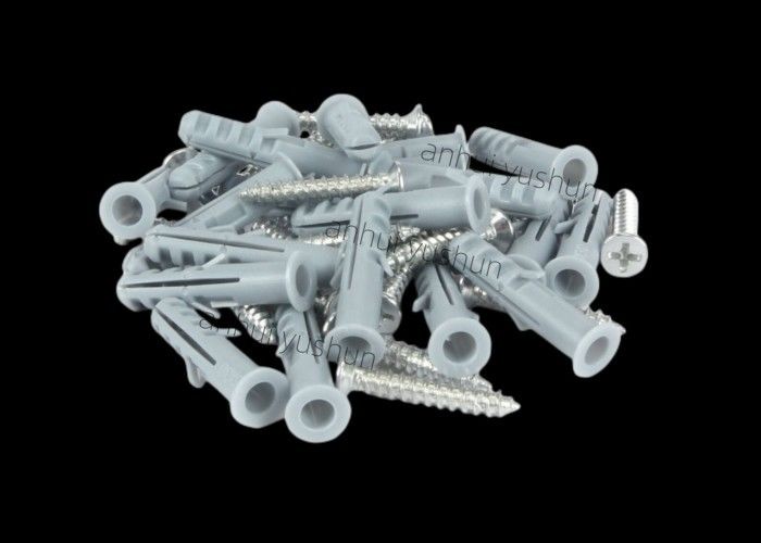 32mm 35mm 45mm 長さ グレー プラスチック アンカー 壁プラグ 信頼性と安装が簡単