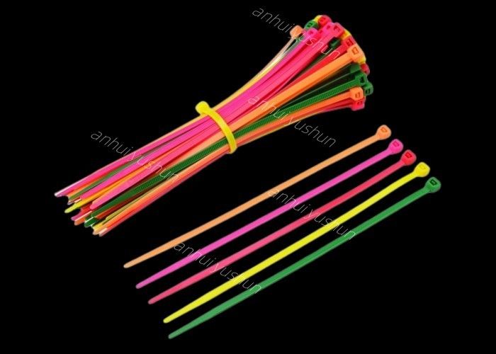 100pcs/袋 プラスチックナイロンケーブルタイ 炎阻害剤 UL94V-2